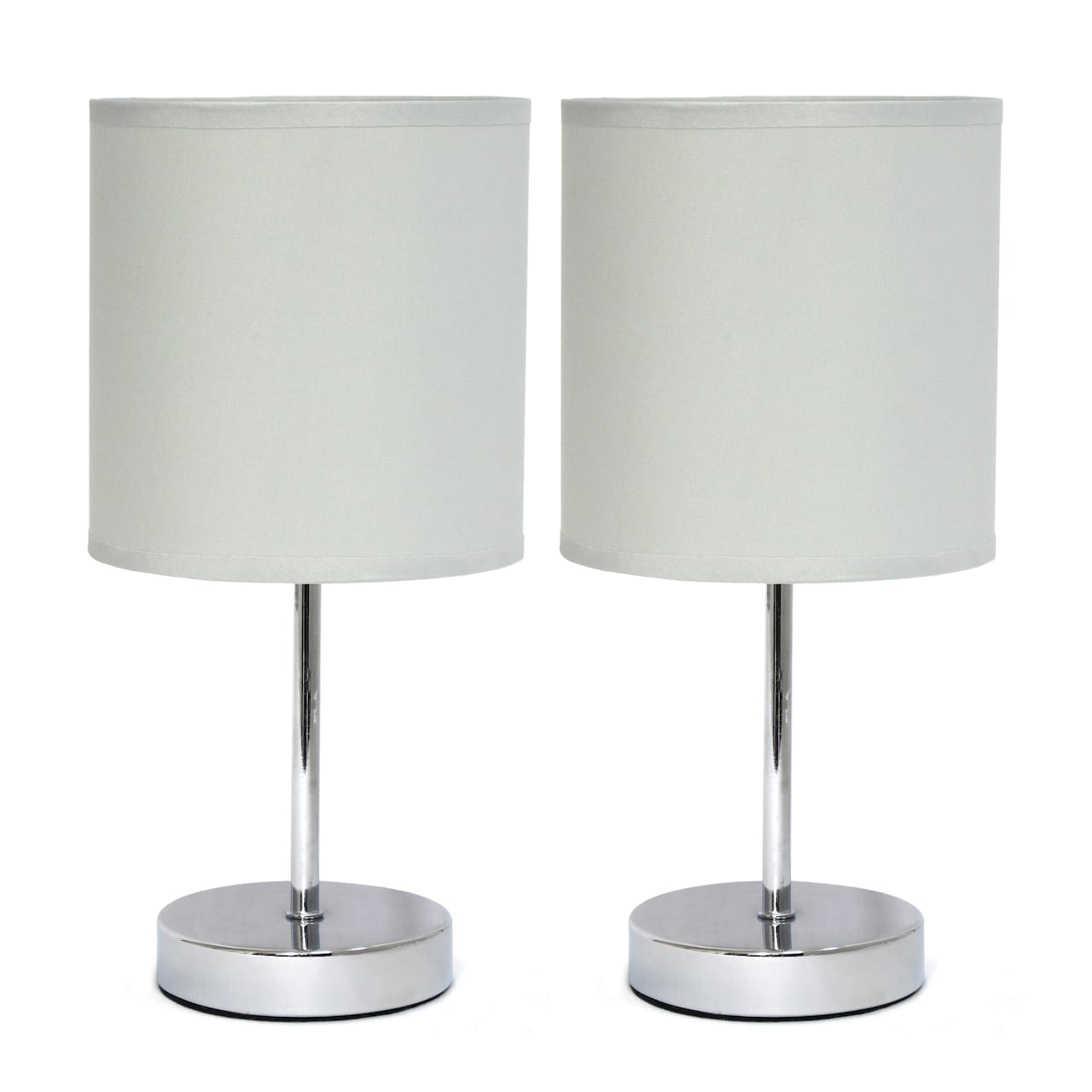 Simple Designs Chrome Mini Table Lamp